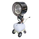 全球夏季热销款大面积喷雾加湿降温除尘制冷雾化不锈钢风机